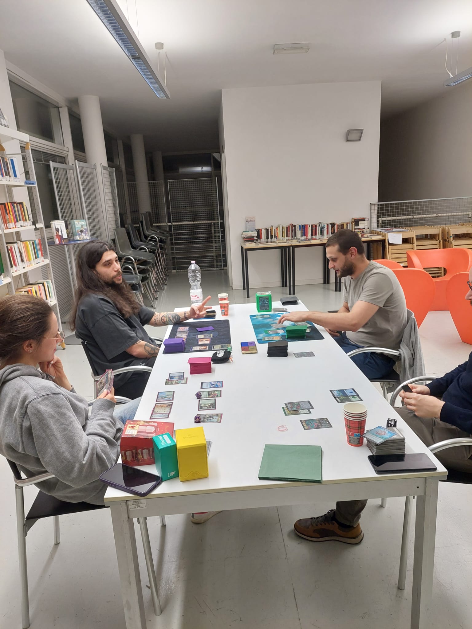 Partita in corso al torneo